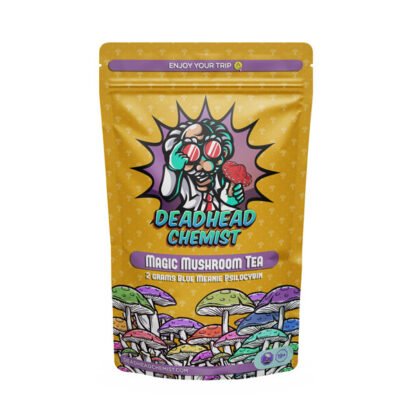 Magic Mushroom Tea – Just Peachy – Blue Meanie 2G – Deadhead Chemist